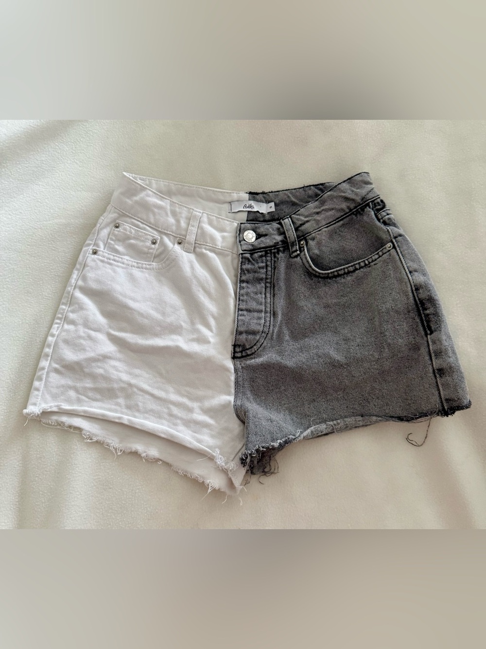 Adika Denim Button Fly Shorts - Size S